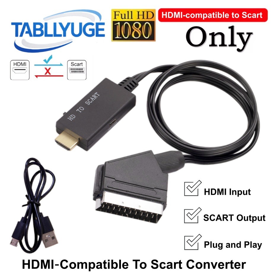 Kabel konwerter HDMI-kompatybi – Scart To Hdmi recenzja i cena