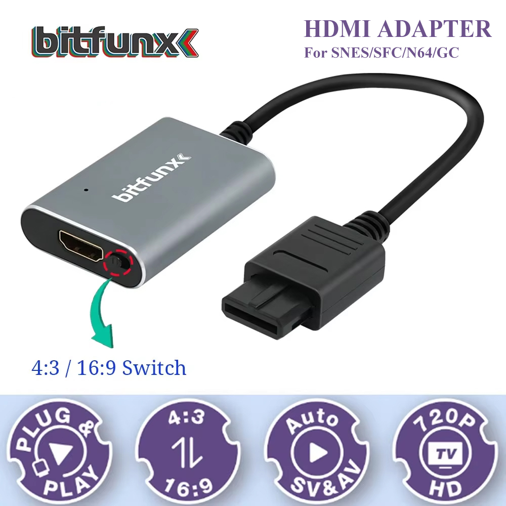 Bitfunx 720P Adapter S-Video / – Retro Gaming N64 recenzja i cena
