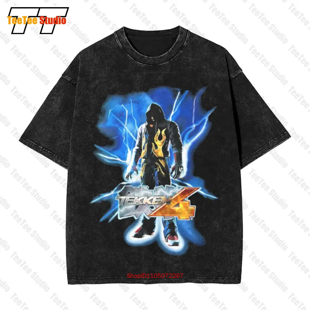 Vintage Tekken 4 Namco Promo A – Retro Gaming T Shirt recenzja i cena