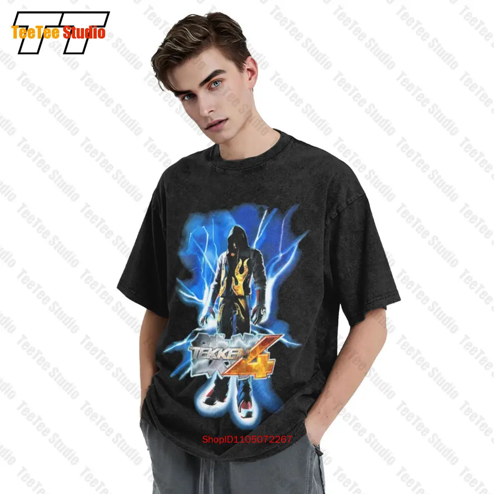 Vintage Tekken 4 Namco Promo A – Retro Gaming T Shirt recenzja i cena